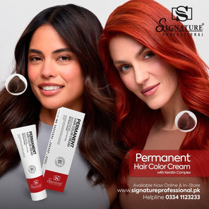 Signature Professional Permanent Hair Color Cream Tube