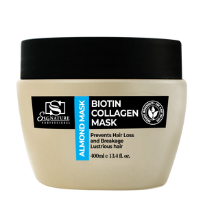 Signature Almond Oil Hair Mask (Biotin& Collagen) - 400ml for hair and skin care