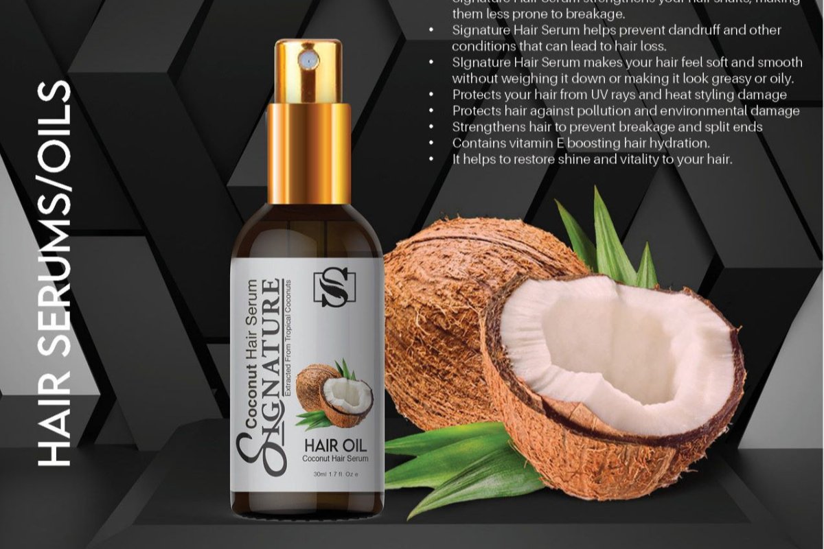 Coconut Hair Serum – Shine & Nourishment for Dry Hair