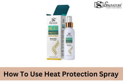 How to Use Heat Protection Spray