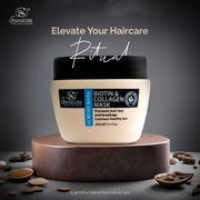 Almond Oil Hair Mask – Biotin & Collagen for Shine