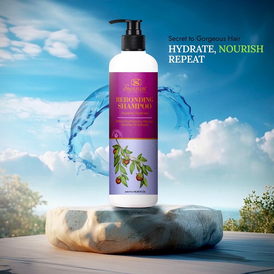 Signature Rebounding Shampoo Conditioner for hair and skin care
