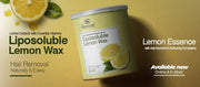 Lemon Liposoluble Wax – Smooth Skin with Fresh Lemon Scent