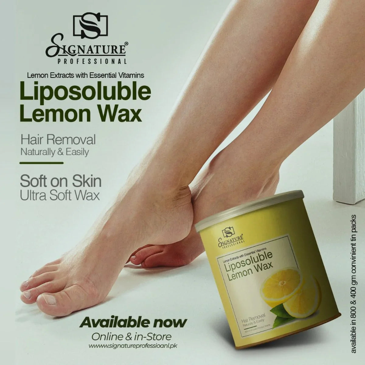 Lemon Liposoluble Wax – Smooth Skin with Fresh Lemon Scent