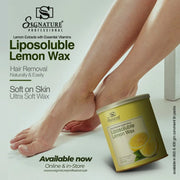 Lemon Liposoluble Wax – Smooth Skin with Fresh Lemon Scent