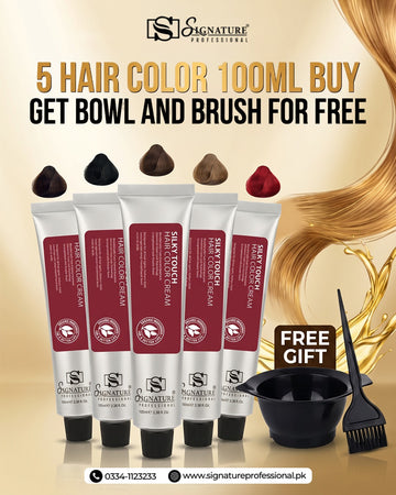 Silky Touch Hair Color Value Pack — 5 Shades + Free Applicator Kit