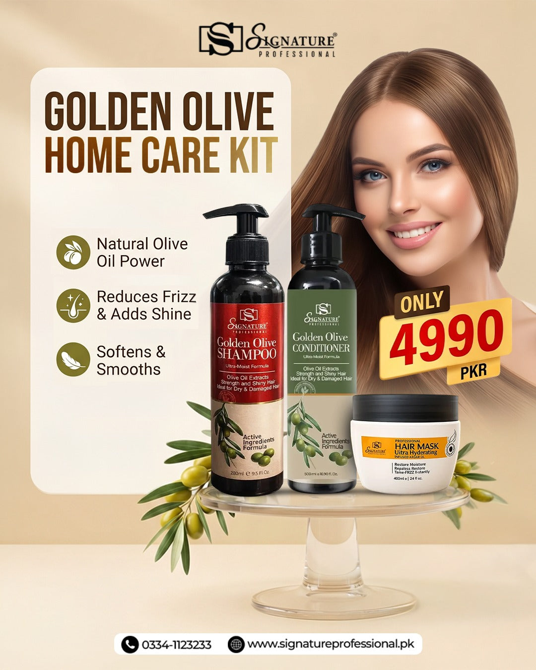 Golden Olive Home Care Kit