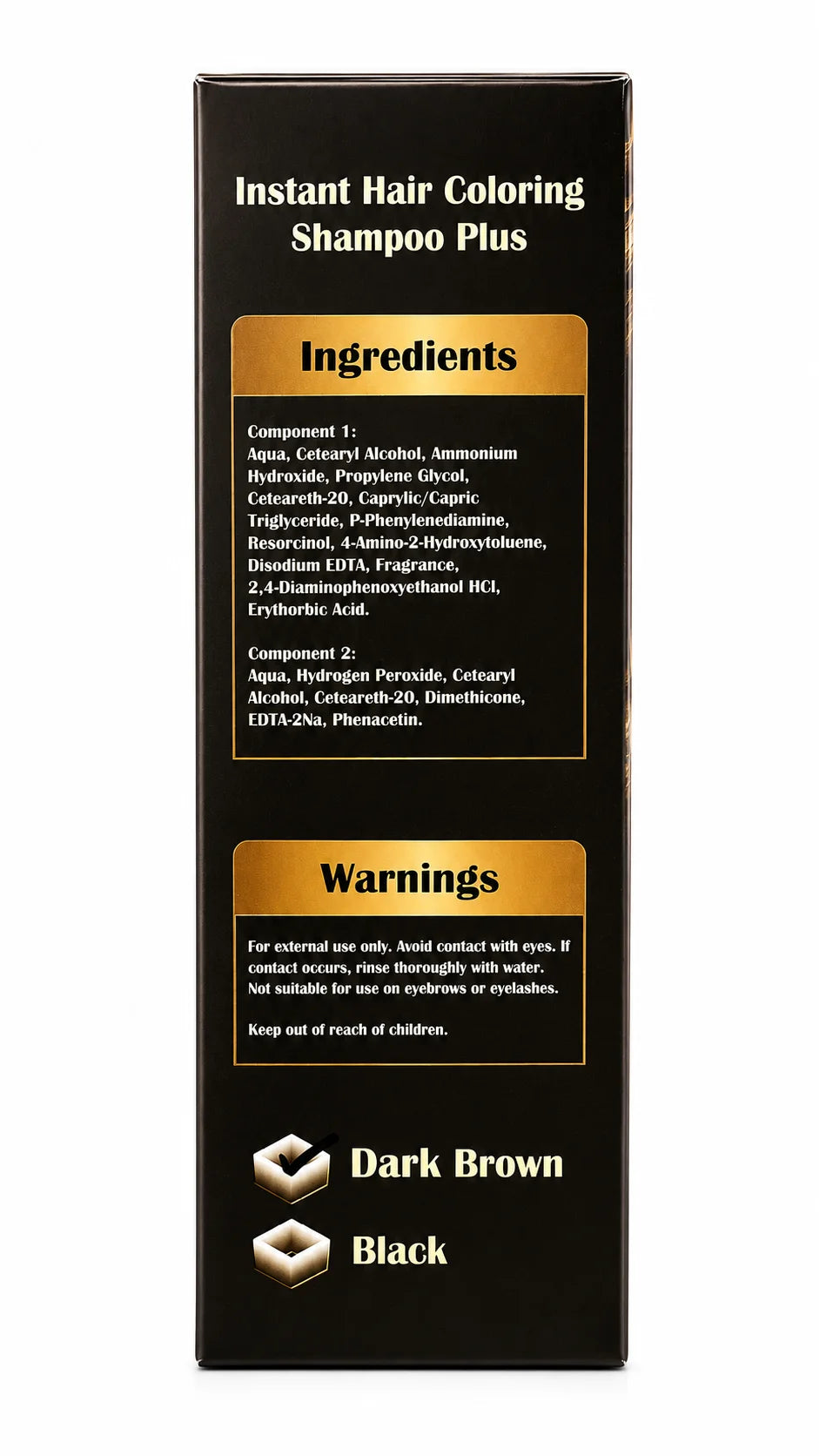 Signature Professional Instant Hair Coloring Shampoo Plus (5-in-1 Formula) – 200ml