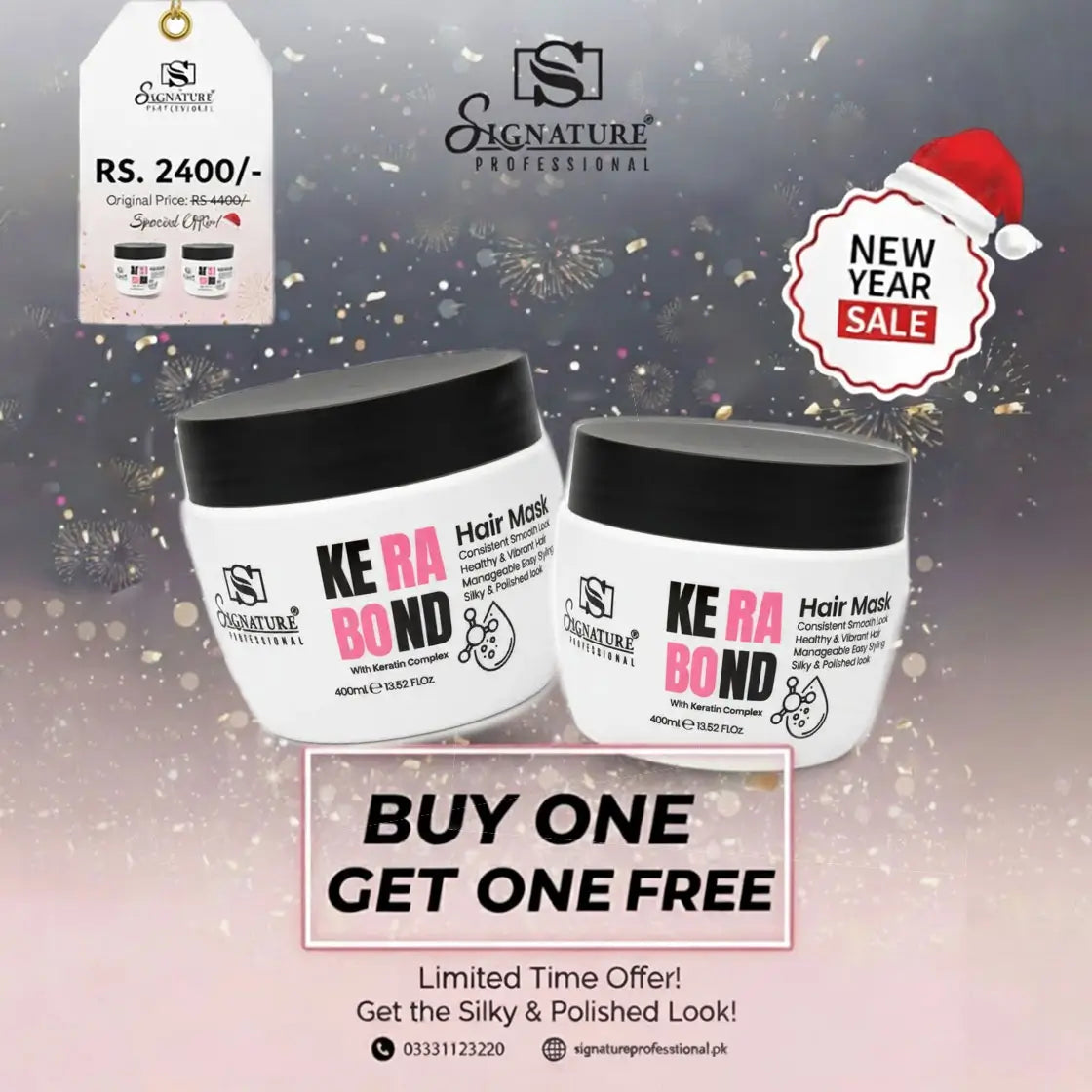Kera Bond Hair Mask - Buy 1 Get 1 Free