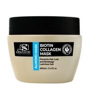 Signature Almond Oil Hair Mask (Biotin& Collagen) - 400ml for hair and skin care
