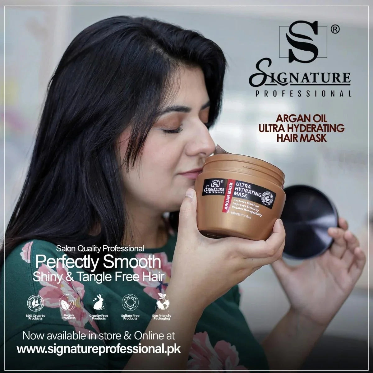 Signature Argan Hair Mask (Ultra Hydrating Mask) - 400ml for hair and skin care

