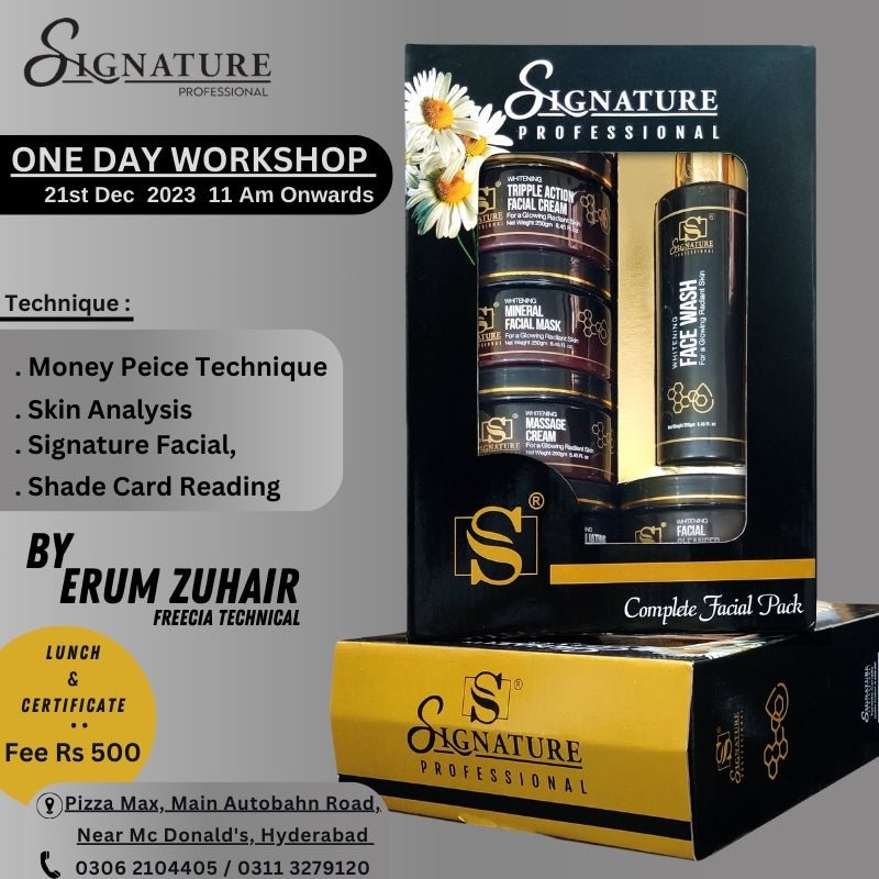 Signature Facial Kit for hair and skin care

