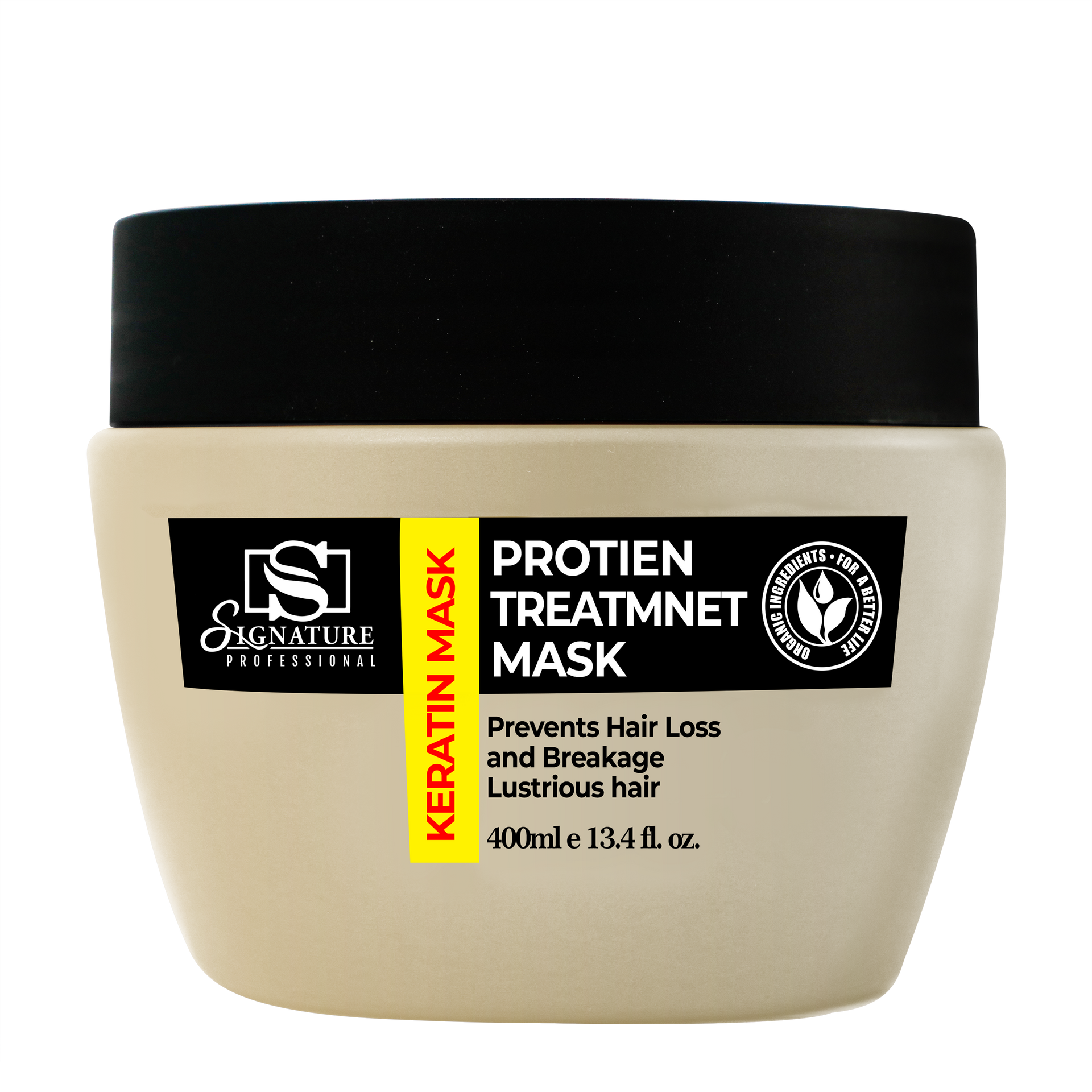 Signature Keratin Hair Mask (Protein Treatment Mask) - 400ml for hair and skin care
