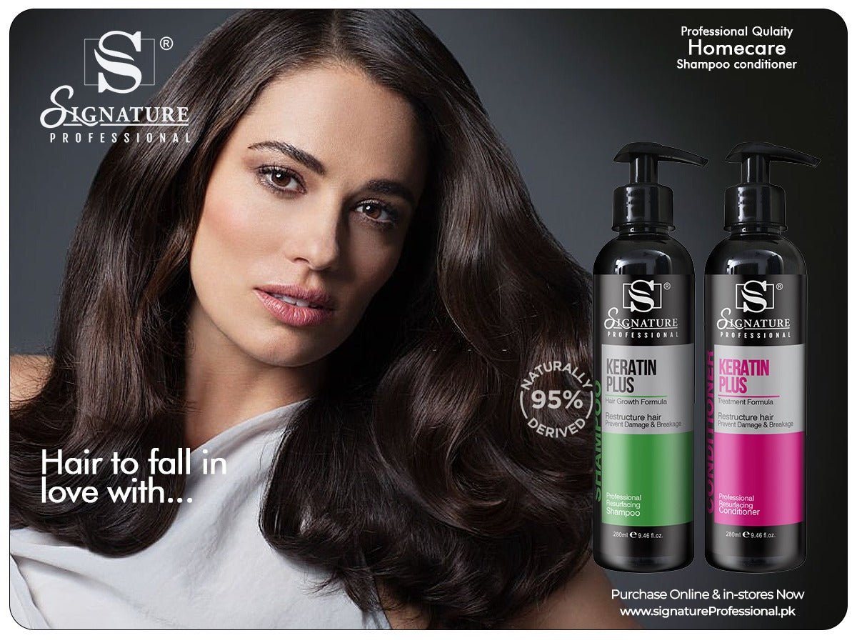 Keratin Plus Shampoo & Conditioner Combo – Home Keratin Kit