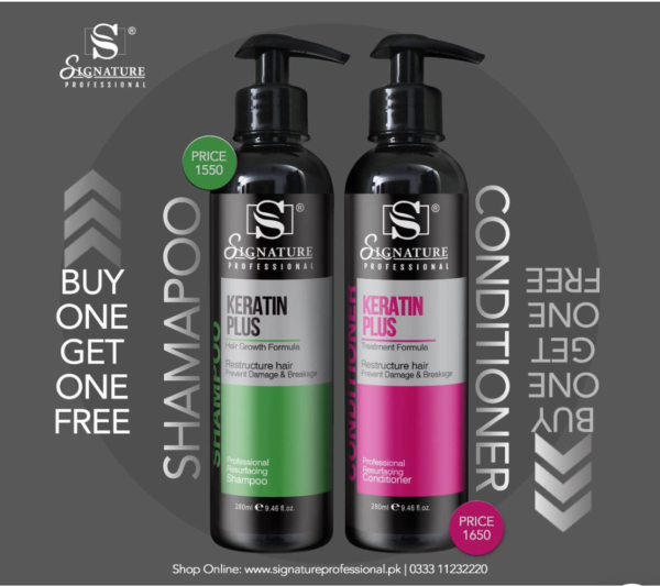 Signature Professional Keratin Plus Shampoo & Conditioner